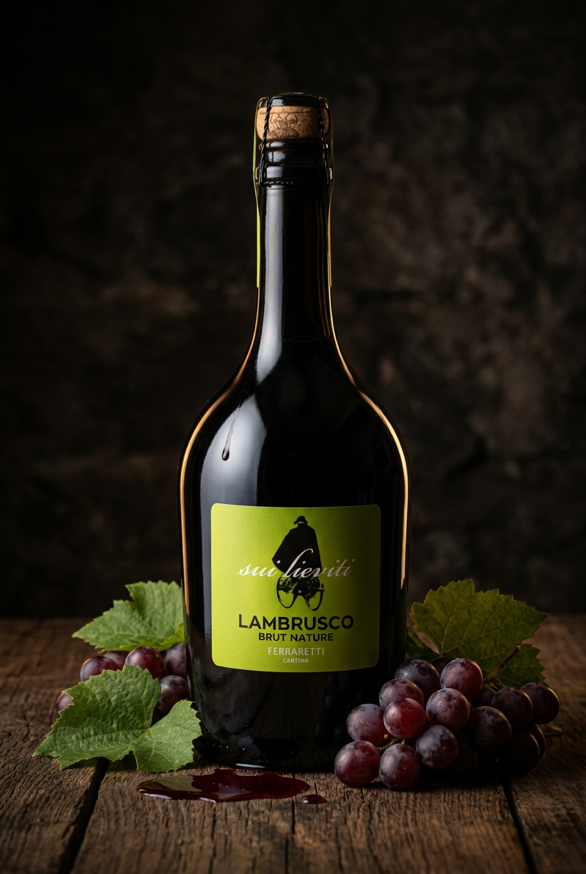 Lambrusco Sui Lieviti Brut Nature - foto premium cantina